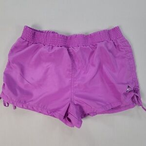 EUC-‎ GERRY- girls pink side cinch shorts- size L 14/16